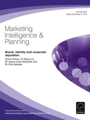 cover image of Marketing Intelligence & Planning, Volume 33, Issue 2